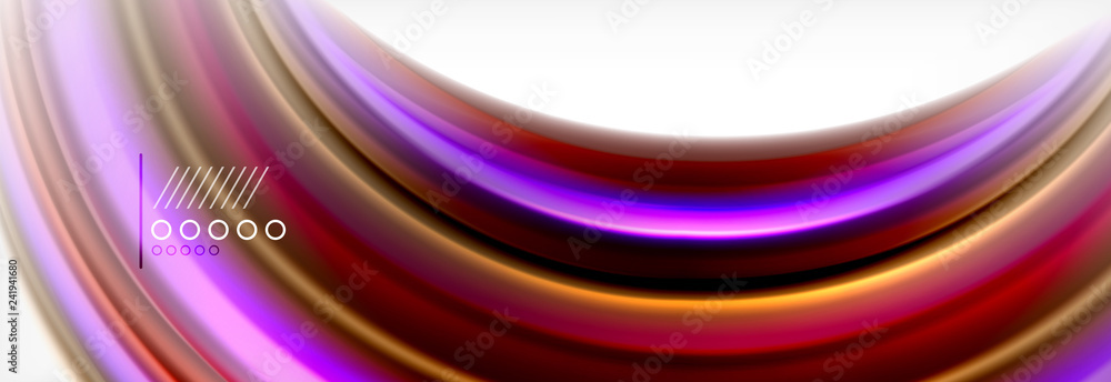 Abstract wave lines liquid fluid rainbow style color stripes background. Artistic illustration for presentation, app wallpaper, banner or poster Abstract wave lines liquid fluid rainbow style color stripes background. Artistic illustration for presentation, app wallpaper, banner or poster