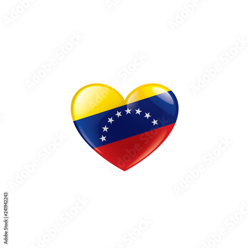 Venezuela flag, vector illustration on a white background Free Download Venezuela flag, vector illustration on a white background - GFXLoad
