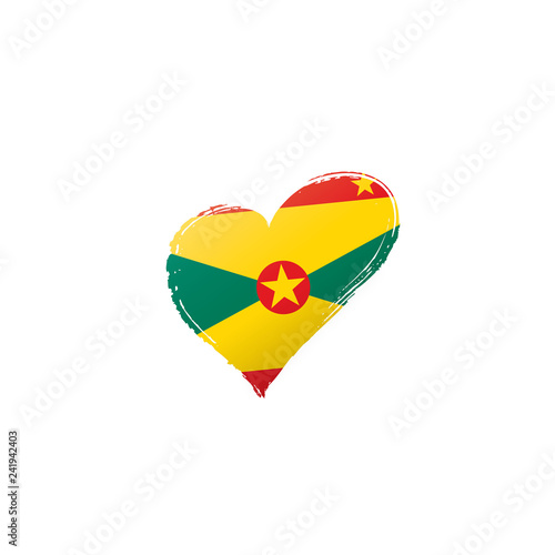 Free Download Grenada flag, vector illustration on a white background - GFXLoad