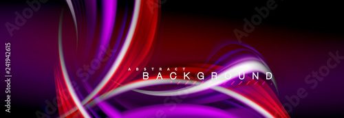 Blurred fluid colors background, abstract waves lines, mixing colours with light effects on light backdrop. Vector artistic illustration for presentation, app wallpaper, banner or posters
