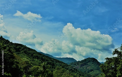 mountain and sky