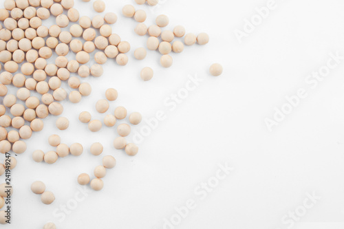 beans isolated on white background