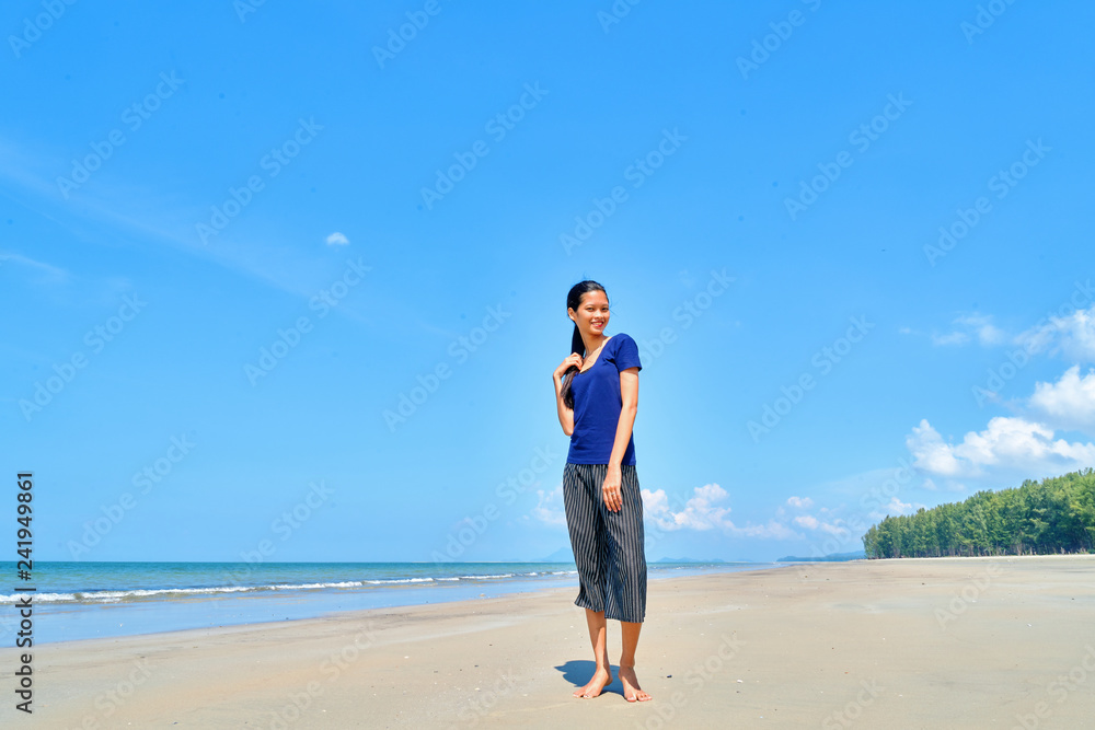 Beautiful woman posing