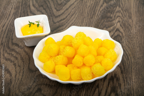 Cheese corn balls