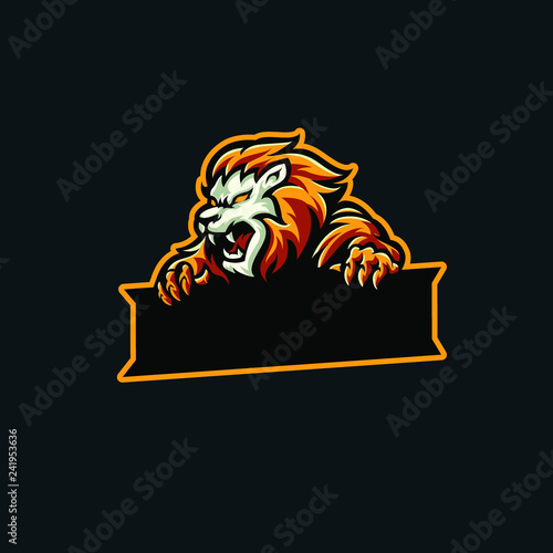 lion logo e-sport