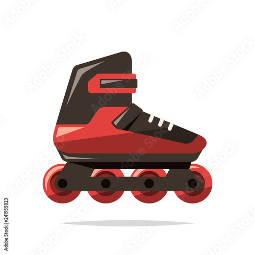 Inline skates vector isolated