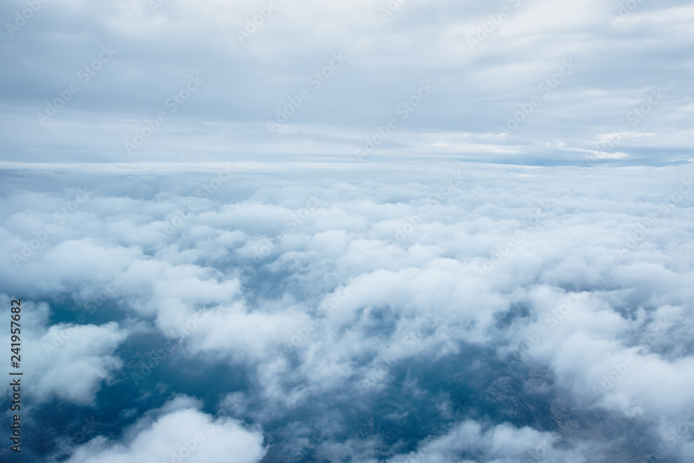 Cloudscape. Blue sky and white cloud. Sunny day. Cloudscape. Blue sky and white cloud. Sunny day.