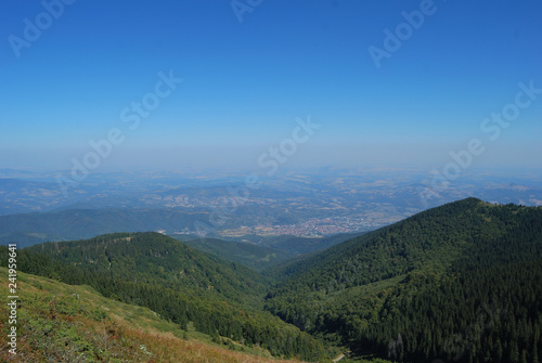 View from Kom peak in Stara Planina, Berkovitsa, Bulgaria © bulclicstar
