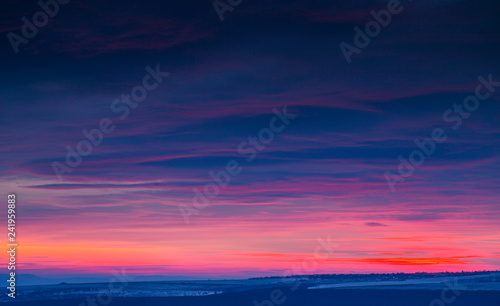 Sunset dramatic sky clouds