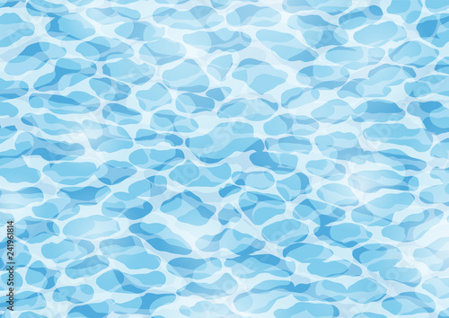 済んだ水面 水 海 プール 背景 青 Stock ベクター Adobe Stock