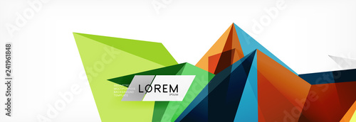 Science background. Abstract triangle pattern. Vector abstract geometric template