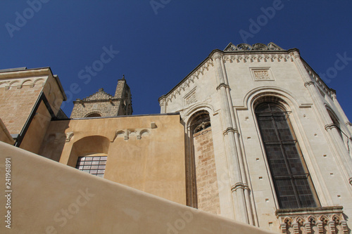 vista esterna del transetto destro della Basilica di Santa Caterina d'Alessandria a Galatina (Puglie)
