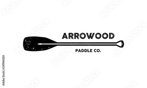 Paddleboarding, SUP, Kayaking, Canoeing Vector Design Logo Template