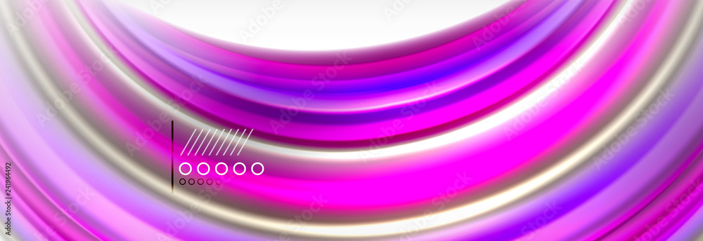 Abstract wave lines liquid fluid rainbow style color stripes background. Artistic illustration for presentation, app wallpaper, banner or poster Abstract wave lines liquid fluid rainbow style color stripes background. Artistic illustration for presentation, app wallpaper, banner or poster