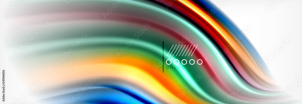 Smooth liquid blur wave background, color flow concept, illustration Smooth liquid blur wave background, color flow concept, illustration