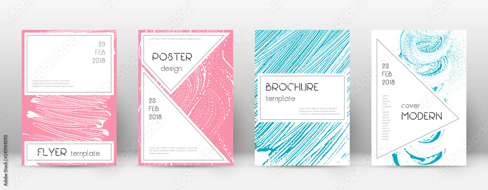 Cover page design template. Stylish brochure layou