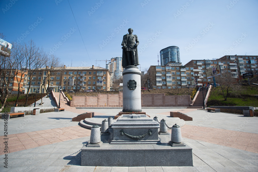 Monument to the founder of Vladivostok, Count Nikolai Nikolayevich Muravyov-Amursky (Vladivostok)