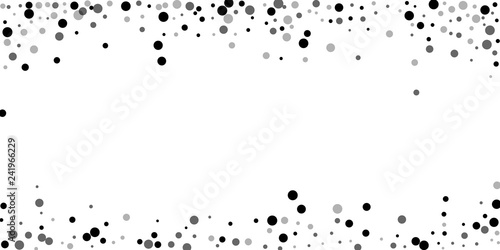 Fototapeta Naklejka Na Ścianę i Meble -  Scattered random black dots. Dark points dispersio