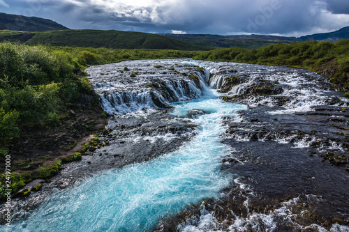 Br  arfoss Waterfall Iceland