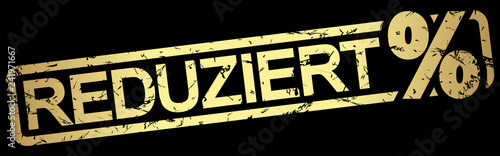 gold stamp REDUZIERT