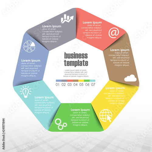 business info graphic template