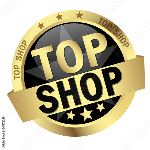 Button with Banner top shop