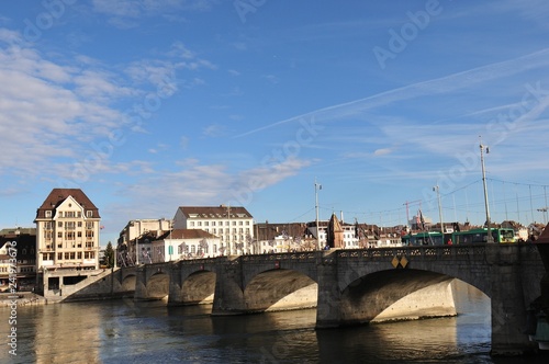 Basel, Mittlere Bruecke and Kaeppelijoch