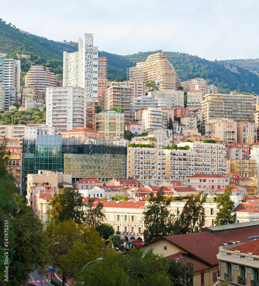 View on the center of Monaco