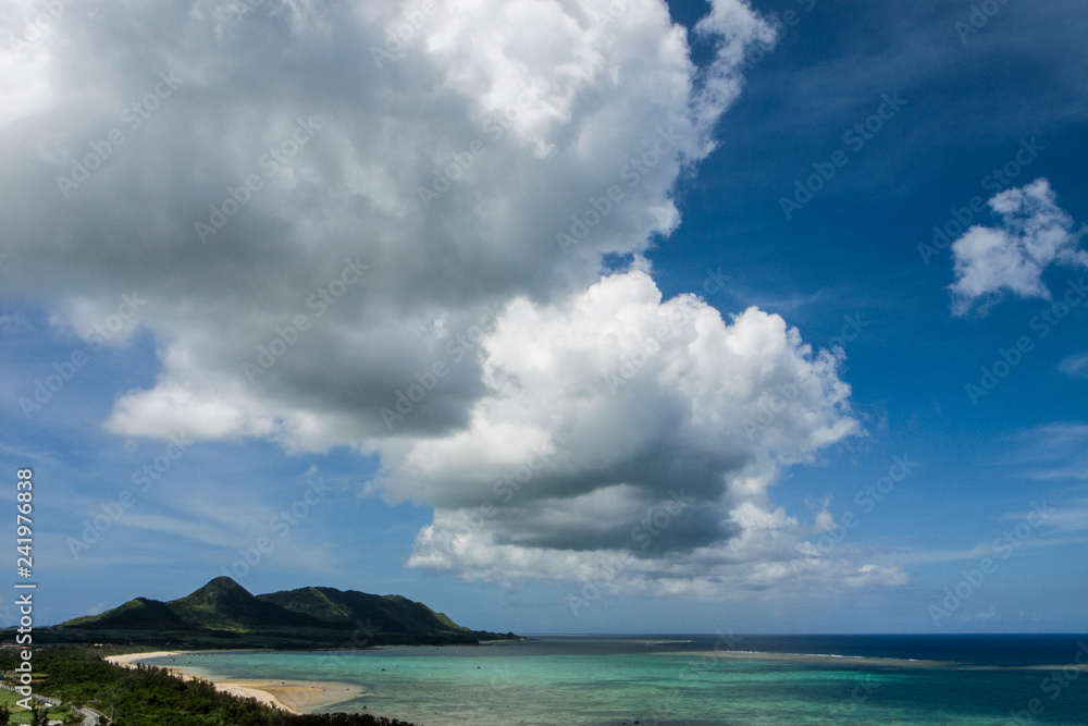 Clouds above cape Clouds above cape