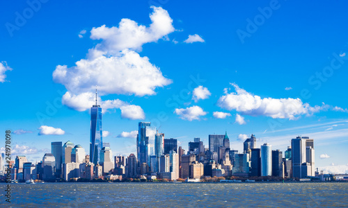 ニューヨーク　マンハッタンの摩天楼
