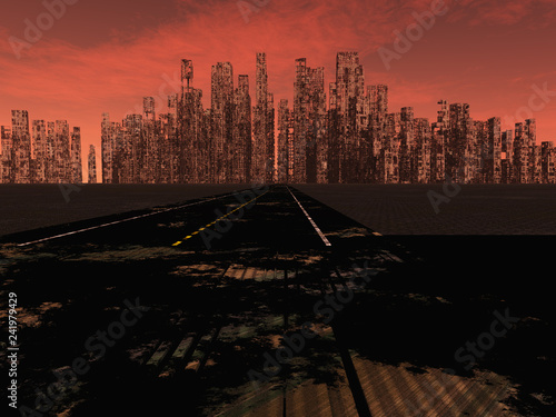 Road to dead city