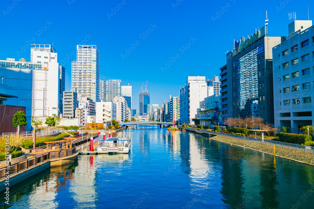 Fototapeta premium 風景物語(田町芝浦口)