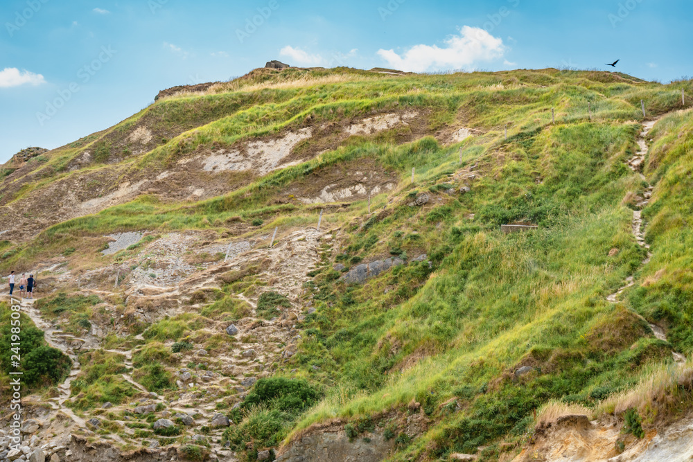 Fototapeta premium great view over the lulworth cove, uk.