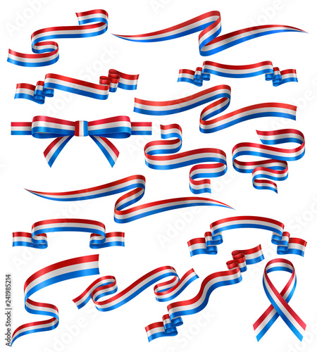 Set of Dutch Dlag Ribbons