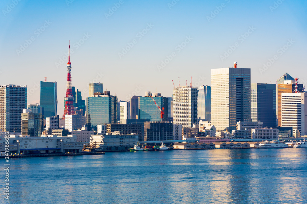 Naklejka premium 風景物語(レインボーブリッジ)