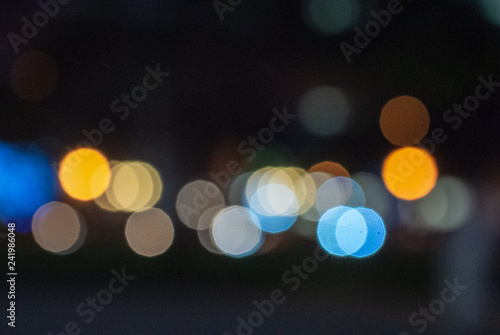 Blurred image of abstract background of lights. © ckDome