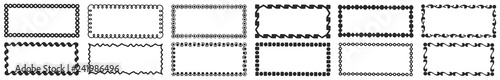 Vintage frame decoration design elements set #isolated #vector