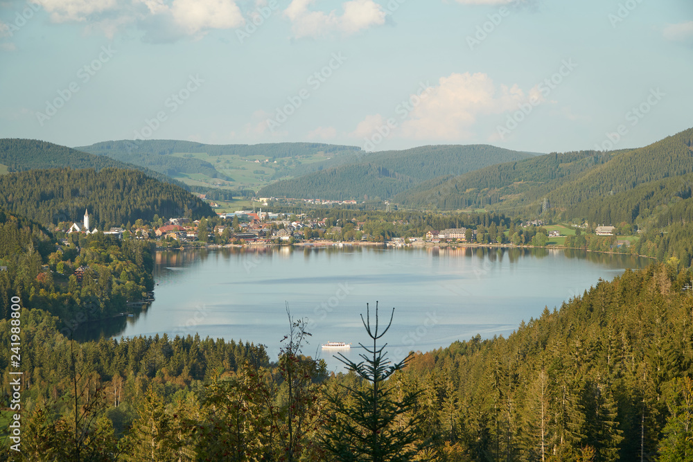 Titisee lake in the black forest