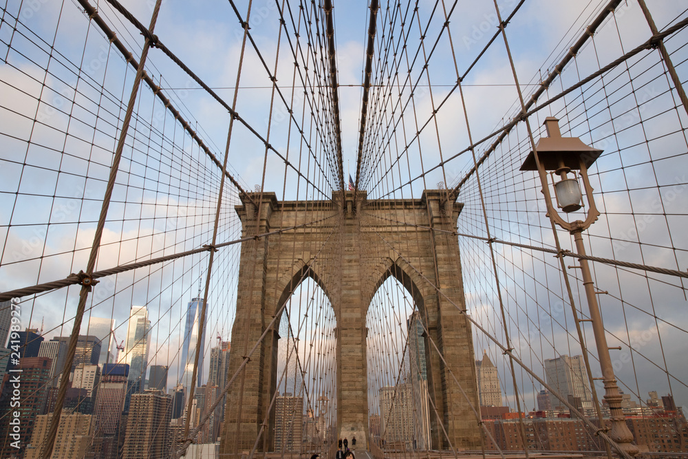 Fototapeta premium Brooklyn Bridge Sunrise