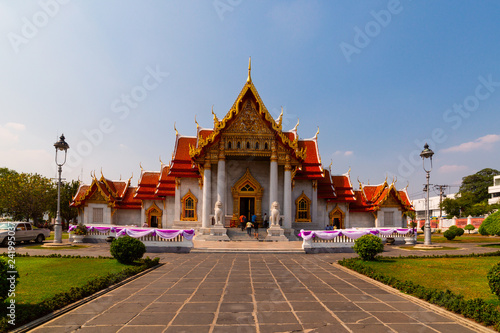 Wat Benchamabophit  Marble Temple  in Bangkok