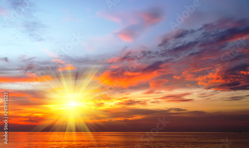 Tropical sunset