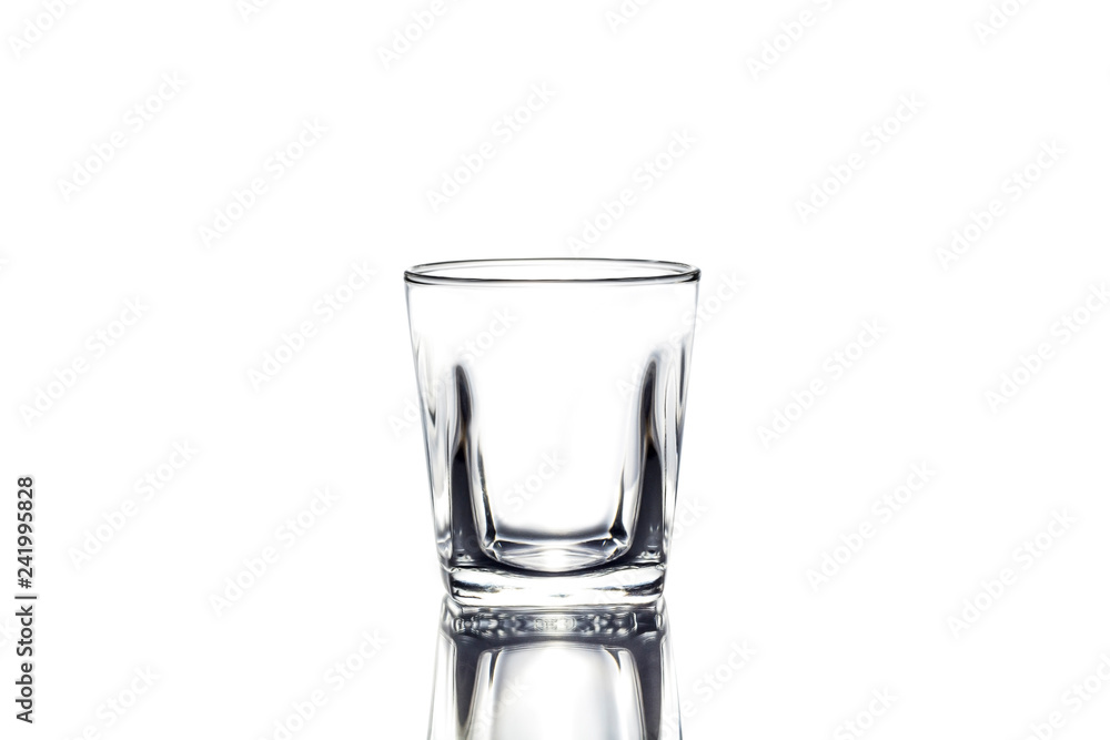 glass isolated on a white background glass isolated on a white background