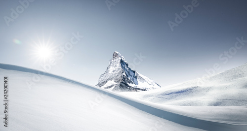 Obraz na płótnie Matterhorn im Winter