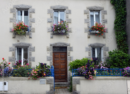 Foto Haustür in der Bretagne