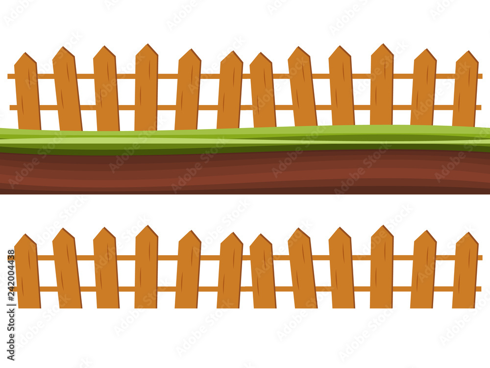 cartoon fence