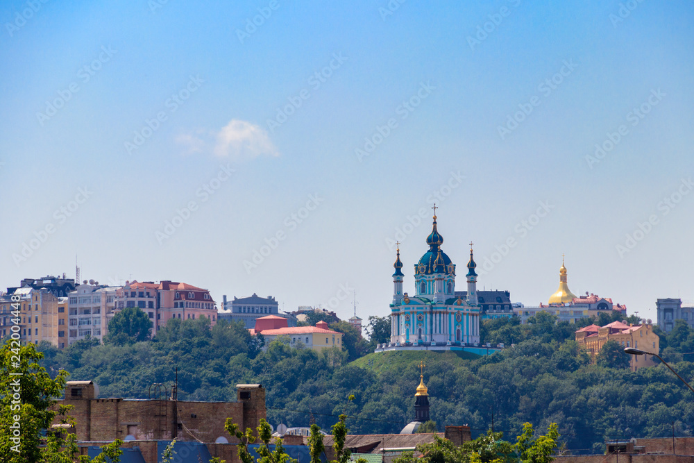 Saint Andrew orthodox church in Kyiv, Ukraine Saint Andrew orthodox church in Kyiv, Ukraine
