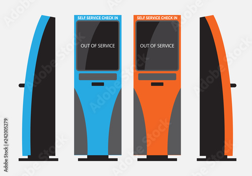 Self Check machine Vector