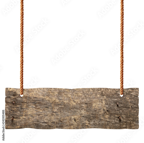 wooden sign chain ropesignboard signpost photo