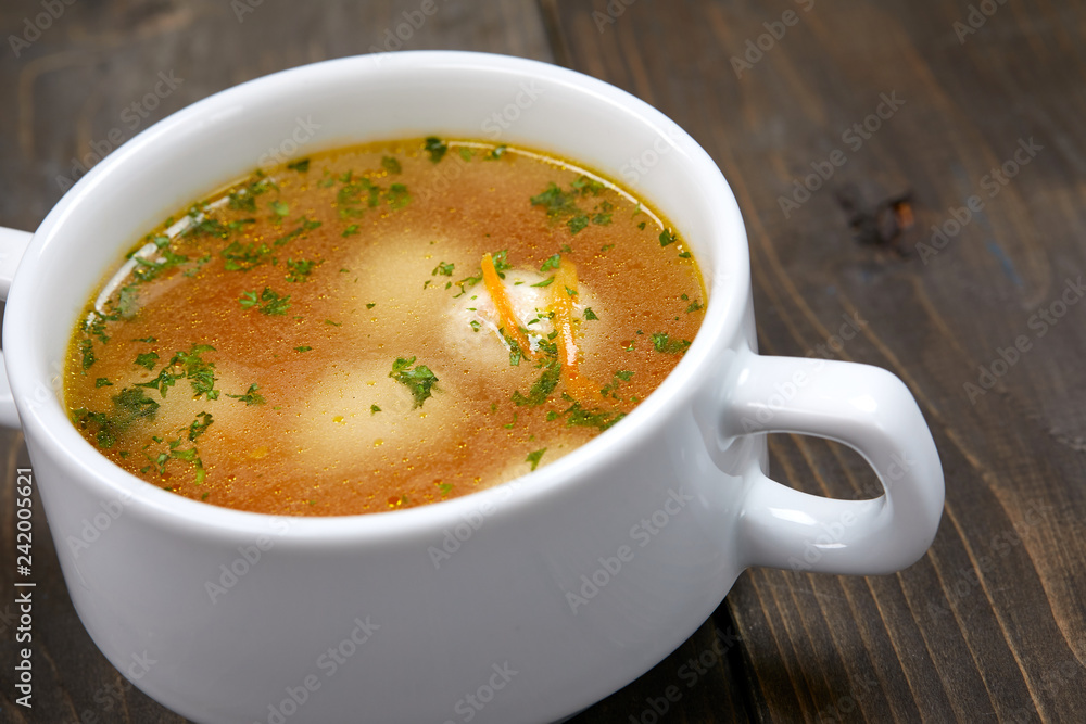 soup with meatballs soup with meatballs