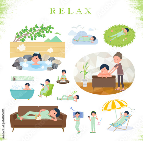flat type patient men_relax